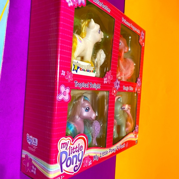 MY LITTLE PONY G3 NWT VINTAGE 2004 TOYS R US EXCLUSIVE COLLECTABLE  PONY 4-PACK - Picture 12 of 16